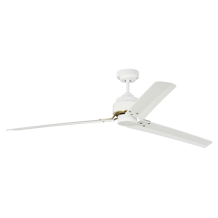 Visual Comfort Fan 3ARR68RZWBBS 68" Ceiling Fan, Matte White