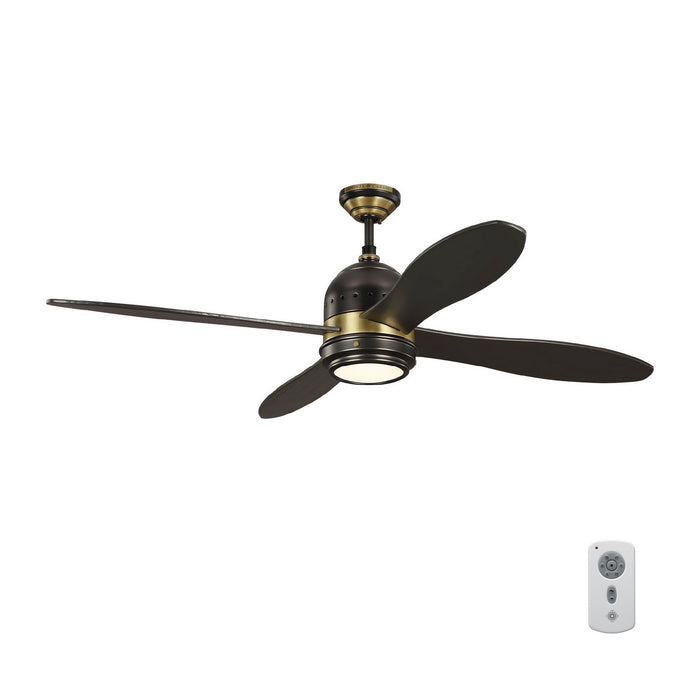 Visual Comfort Fan 4TSR56BNZHABD 56" Ceiling Fan, Deep Bronze