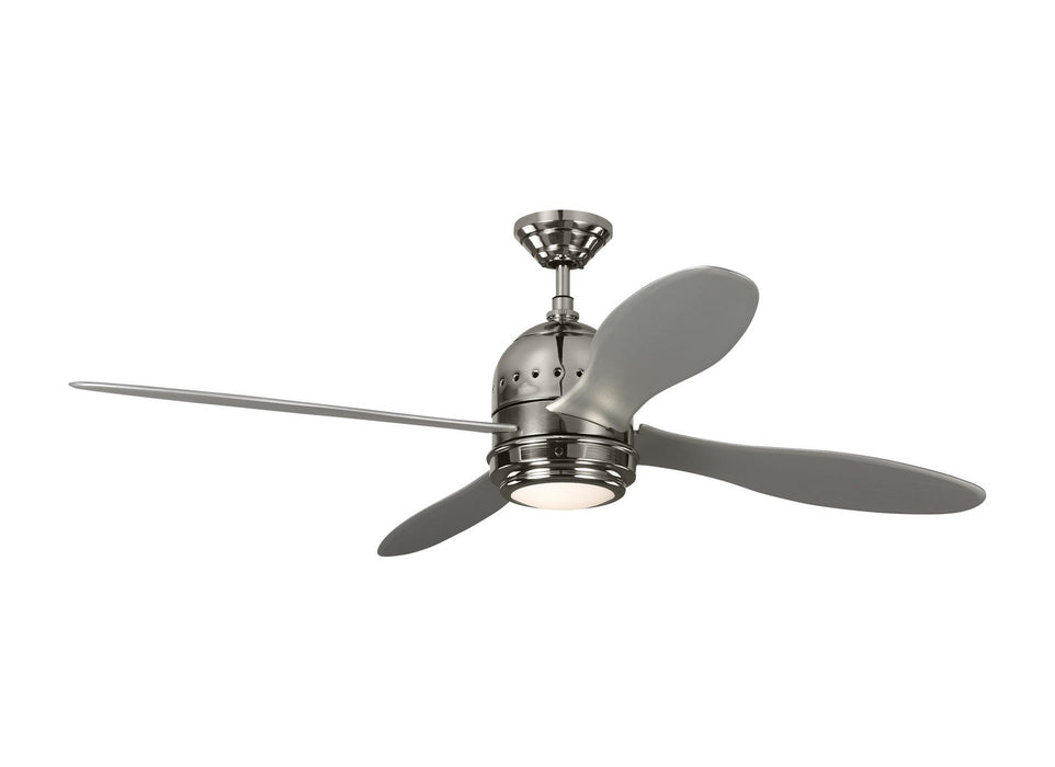 Visual Comfort Fan 4TSR56PNGRYD 56" Ceiling Fan, Polished Nickel