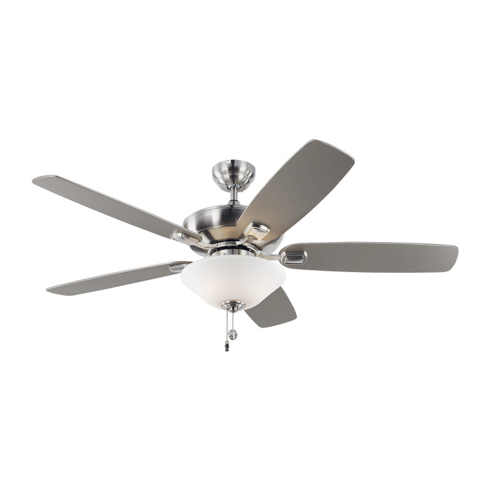 Generation Lighting 5COM52BSD-V1 52" Ceiling Fan, Brushed Steel