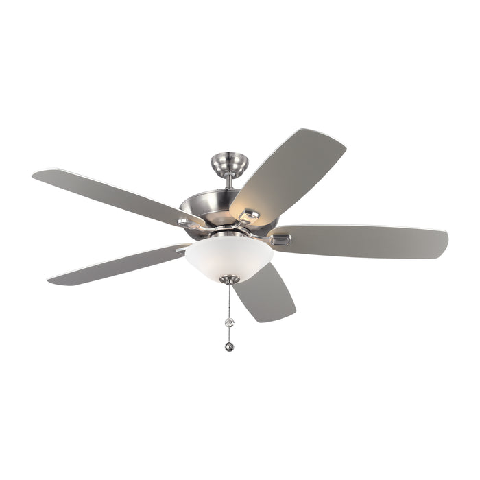 Generation Lighting 5CSM60BSD-V1 60" Ceiling Fan, Brushed Steel