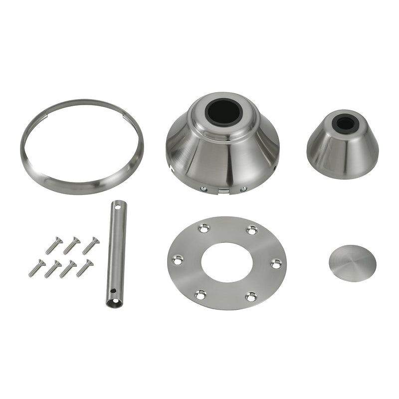Visual Comfort Fan 88MCFK-BS Custom Finish Kit, Brushed Steel