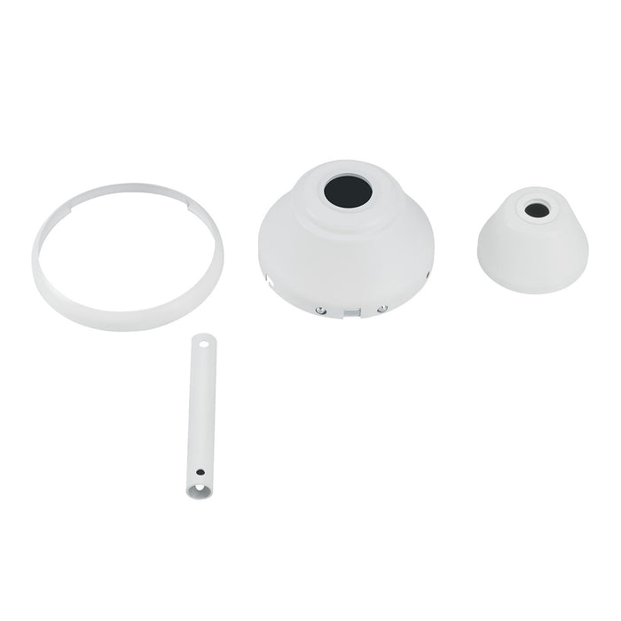 Visual Comfort Fan MCFKLED-RZW Custom Finish Kit, Matte White