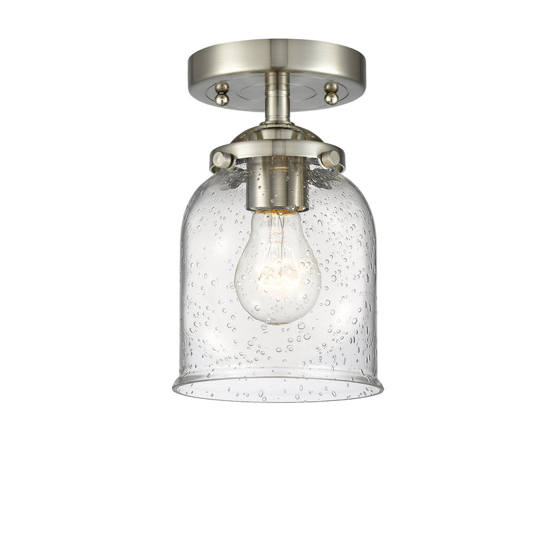Innovations 284-1C-SN-G54 One Light Semi-Flush Mount, Brushed Satin Nickel