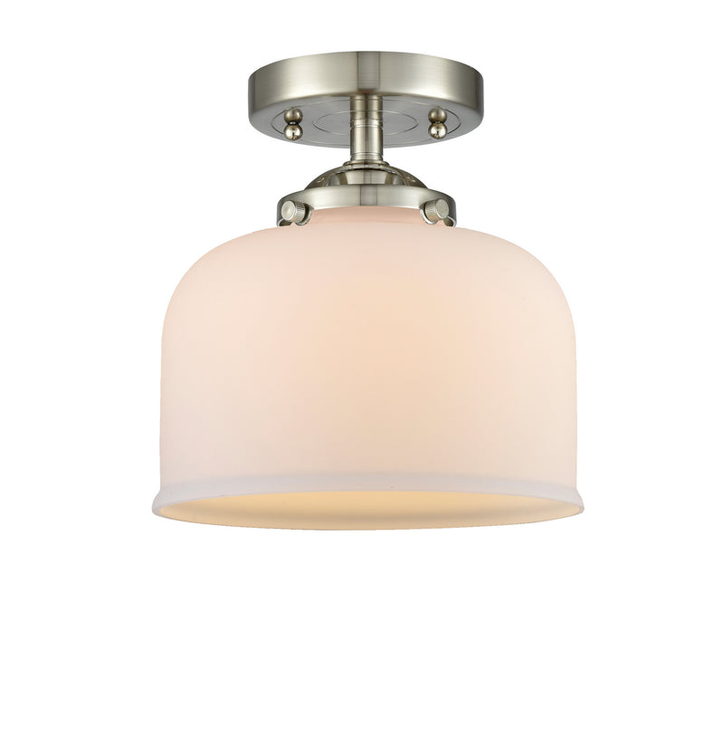 Innovations 284-1C-SN-G71 One Light Semi-Flush Mount, Brushed Satin Nickel