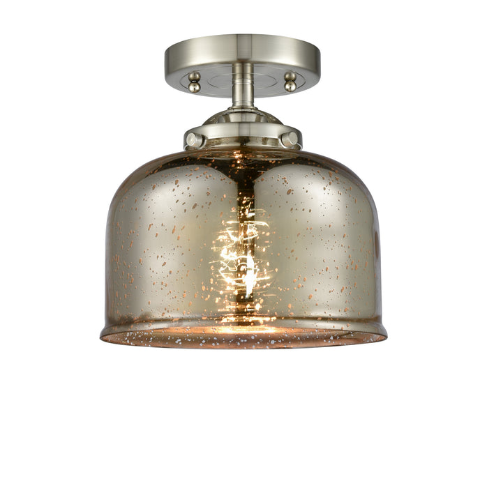 Innovations 284-1C-SN-G78 One Light Semi-Flush Mount, Brushed Satin Nickel