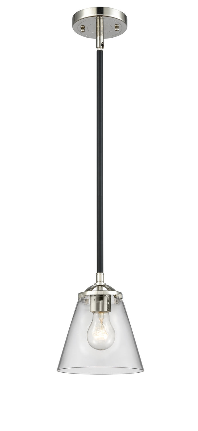 Innovations 284-1S-BPN-G62 One Light Mini Pendant, Black Polished Nickel