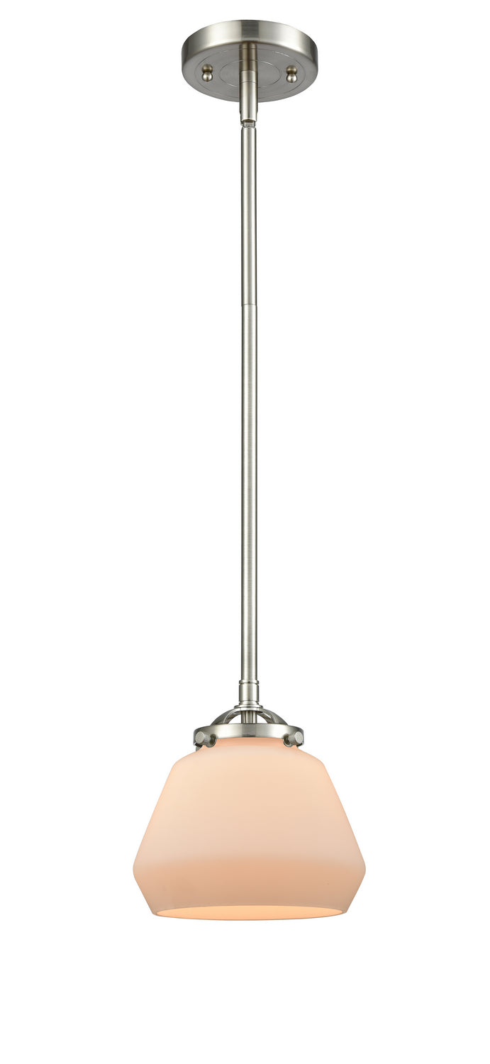 Innovations 284-1S-SN-G171 One Light Mini Pendant, Brushed Satin Nickel