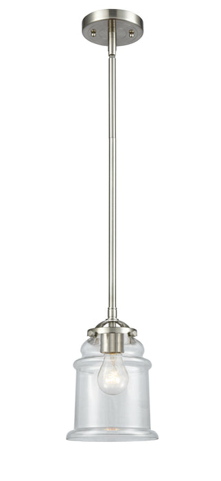 Innovations 284-1S-SN-G182 One Light Mini Pendant, Brushed Satin Nickel