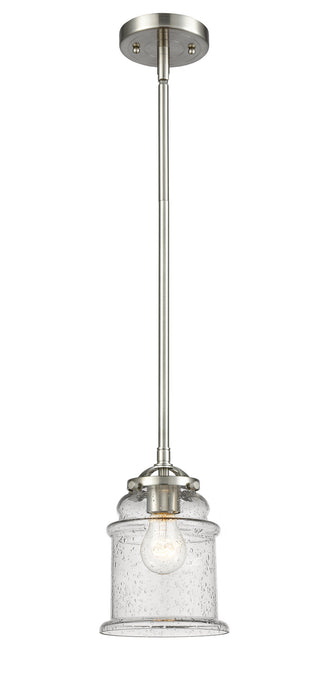 Innovations 284-1S-SN-G184 One Light Mini Pendant, Brushed Satin Nickel
