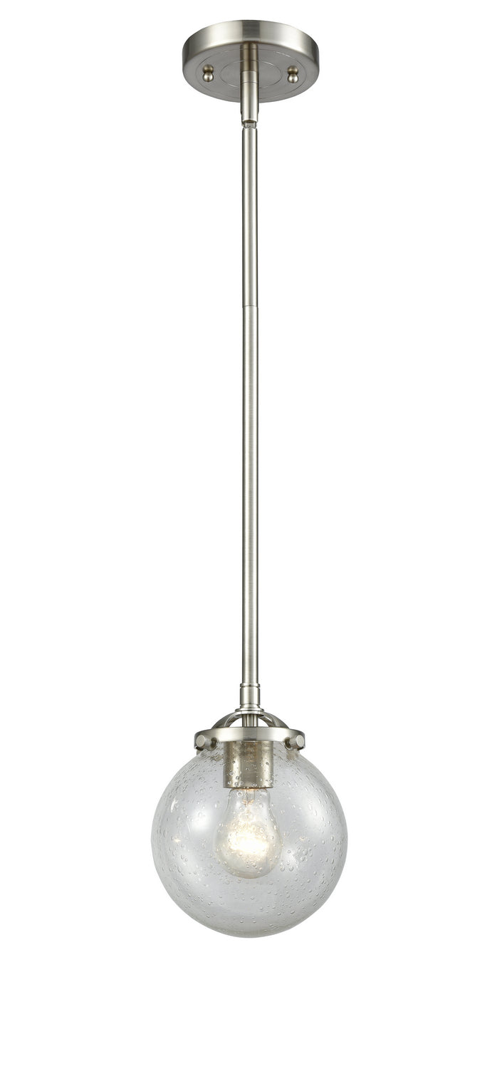 Innovations 284-1S-SN-G204-6 One Light Mini Pendant, Brushed Satin Nickel