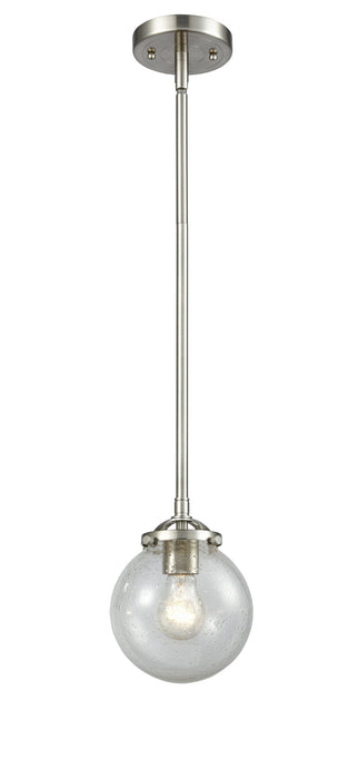 Innovations 284-1S-SN-G204-6 One Light Mini Pendant, Brushed Satin Nickel