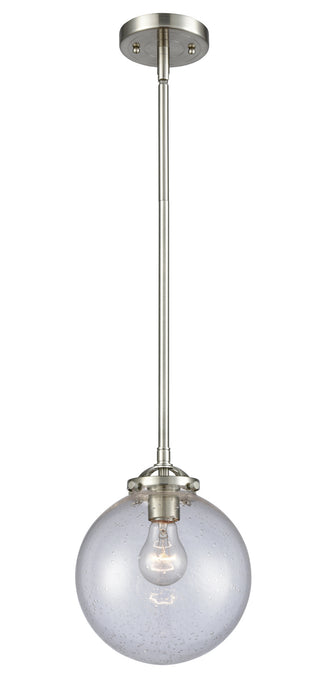 Innovations 284-1S-SN-G204-8 One Light Mini Pendant, Brushed Satin Nickel