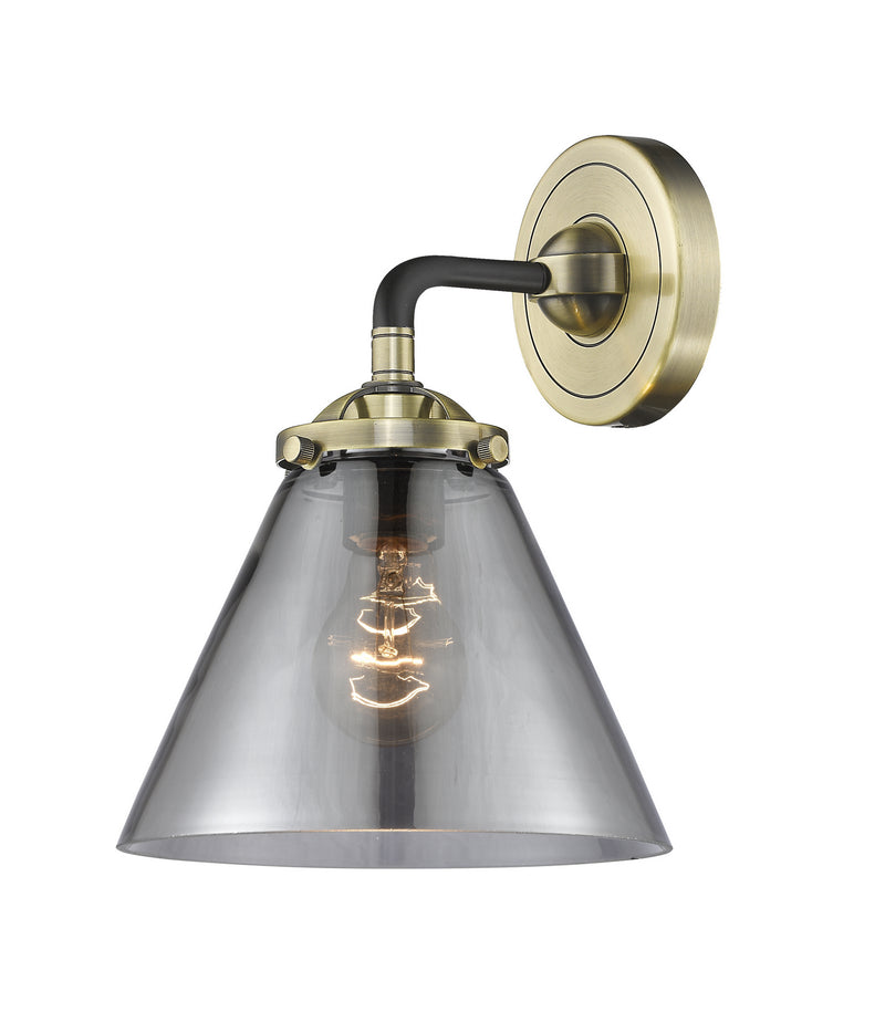 Innovations 284-1W-BAB-G43 One Light Wall Sconce, Black Antique Brass