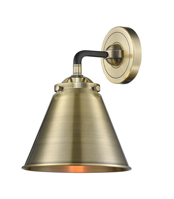 Innovations 284-1W-BAB-M13-AB-LED LED Wall Sconce, Black Antique Brass