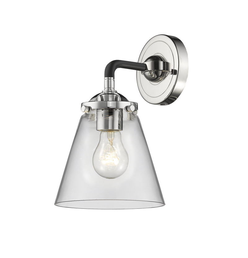 Innovations 284-1W-BPN-G62 One Light Wall Sconce, Black Polished Nickel