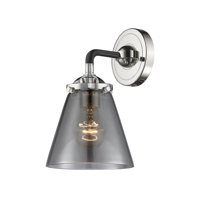 Innovations 284-1W-BPN-G63 One Light Wall Sconce, Black Polished Nickel