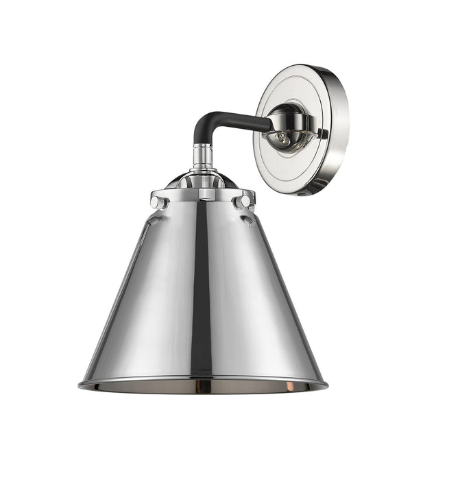 Innovations 284-1W-BPN-M13-PN-LED LED Wall Sconce, Black Polished Nickel