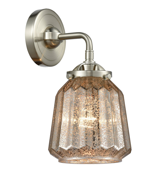 Innovations 284-1W-SN-G146 One Light Wall Sconce, Brushed Satin Nickel