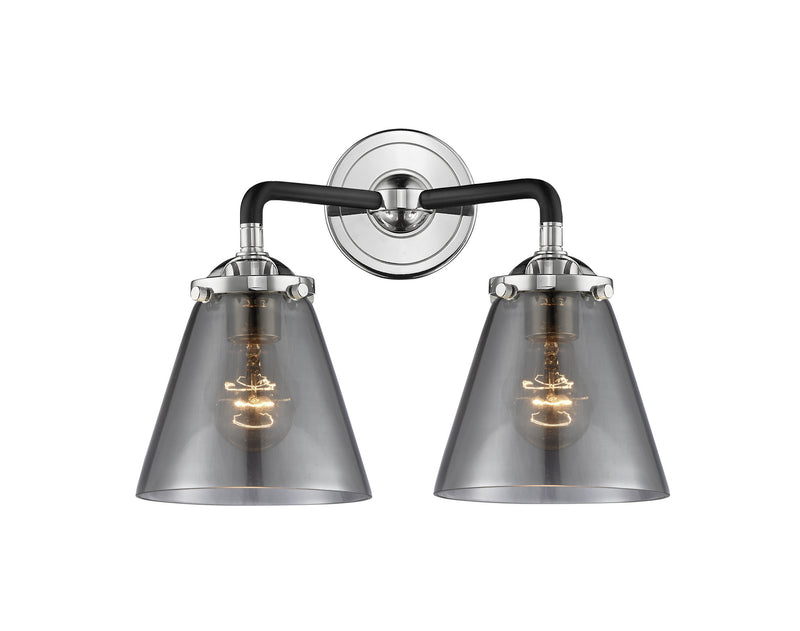 Innovations 284-2W-BPN-G63 Two Light Bath Vanity, Black Polished Nickel