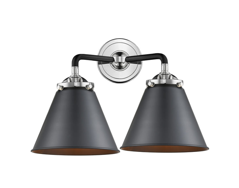 Innovations 284-2W-BPN-M13-BK-LED LED Bath Vanity, Black Polished Nickel