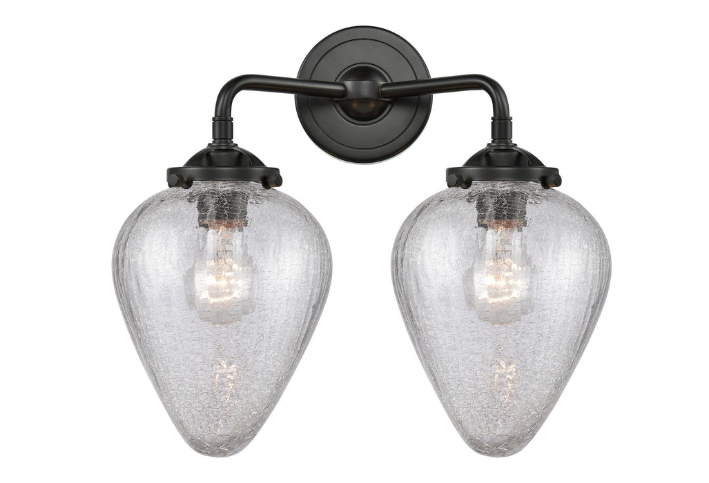 Innovations 284-2W-OB-G165 Two Light Bath Vanity, Oil Rubbed Bronze