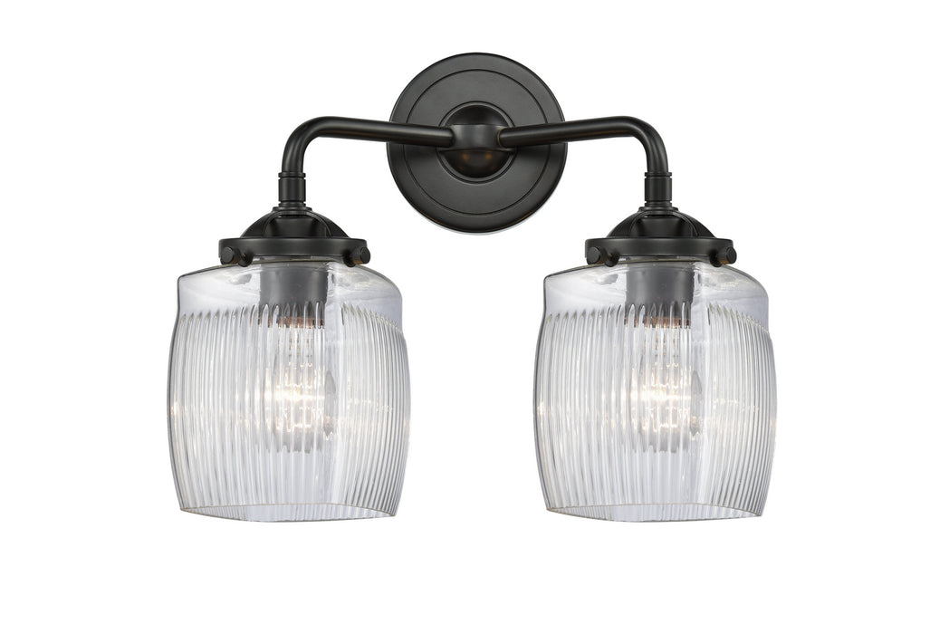 Innovations 284-2W-OB-G302 Two Light Bath Vanity, Oil Rubbed Bronze