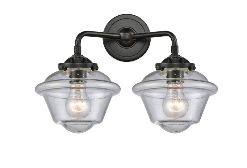 Innovations 284-2W-OB-G534 Two Light Bath Vanity, Oil Rubbed Bronze