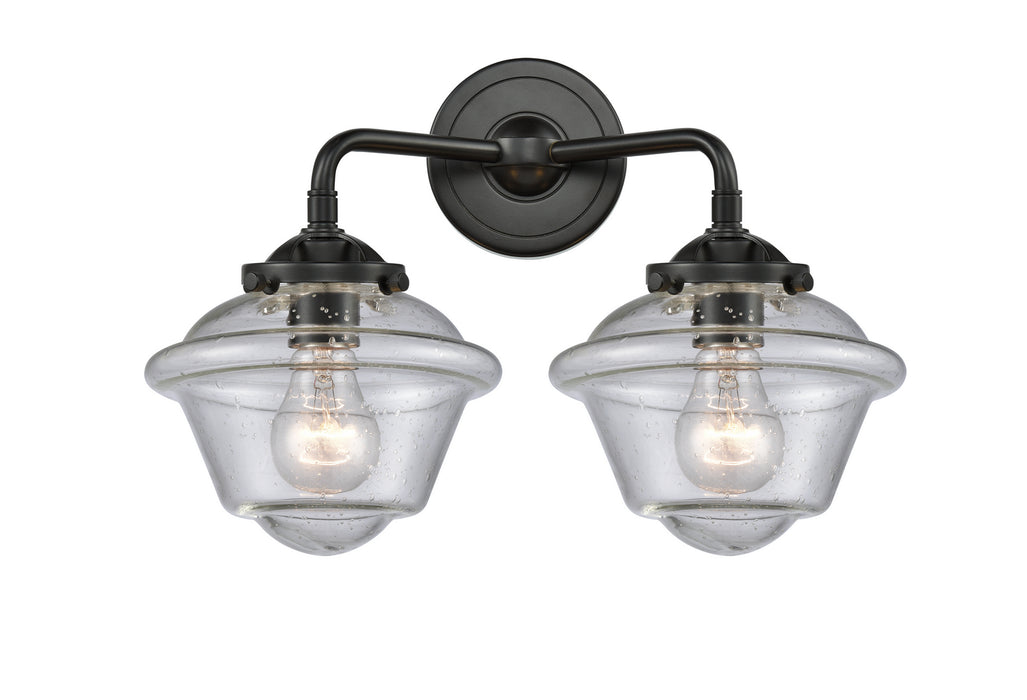 Innovations 284-2W-OB-G534 Two Light Bath Vanity, Oil Rubbed Bronze