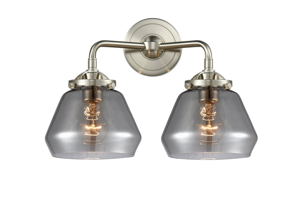 Innovations 284-2W-SN-G173 Two Light Bath Vanity, Brushed Satin Nickel