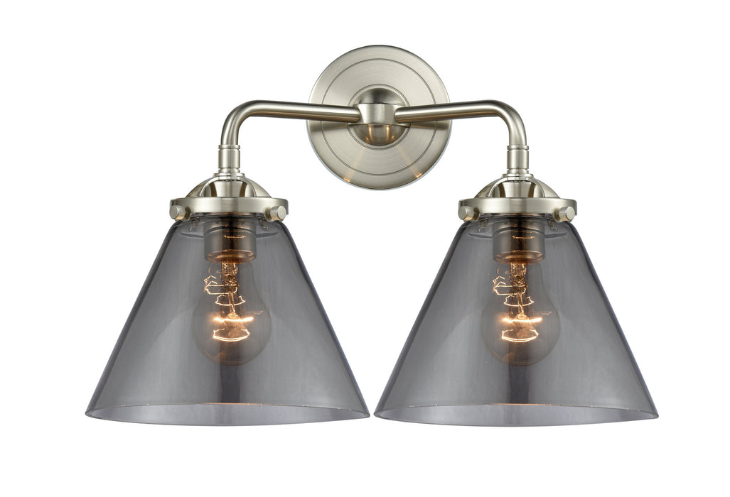 Innovations 284-2W-SN-G43 Two Light Bath Vanity, Brushed Satin Nickel