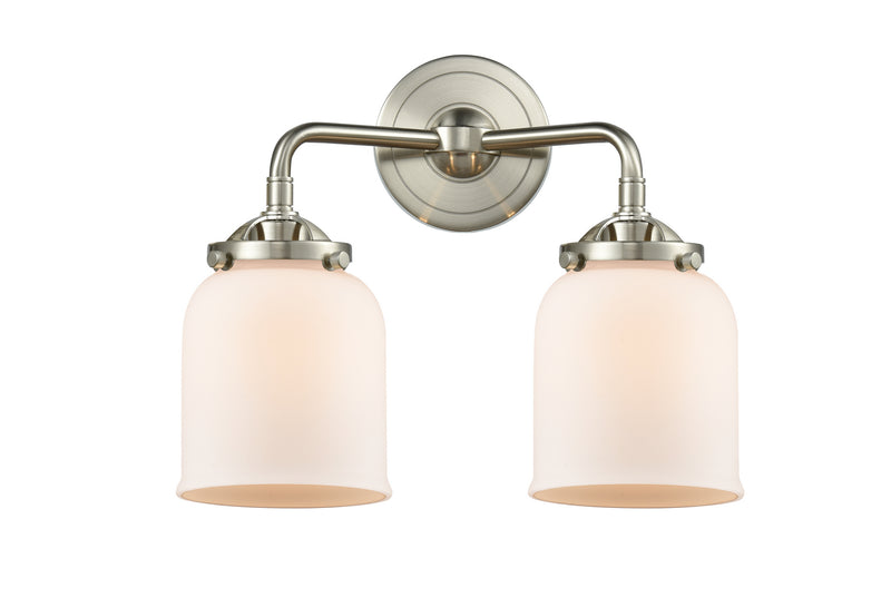 Innovations 284-2W-SN-G51 Two Light Bath Vanity, Brushed Satin Nickel