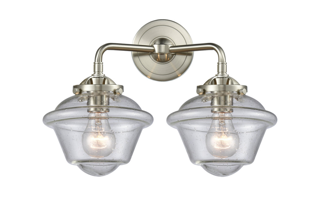Innovations 284-2W-SN-G534 Two Light Bath Vanity, Brushed Satin Nickel