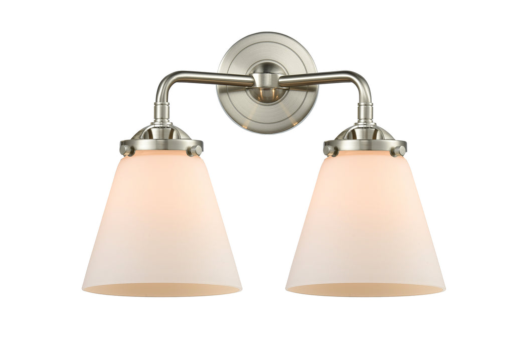 Innovations 284-2W-SN-G61 Two Light Bath Vanity, Brushed Satin Nickel