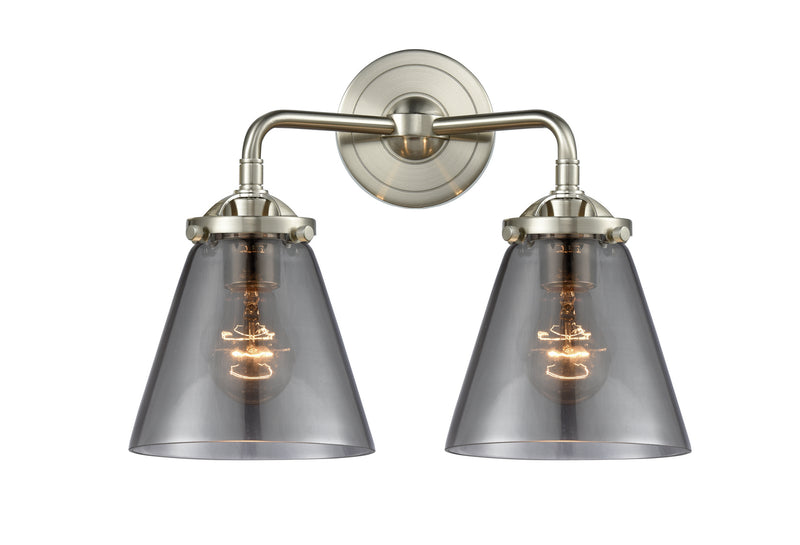 Innovations 284-2W-SN-G63 Two Light Bath Vanity, Brushed Satin Nickel