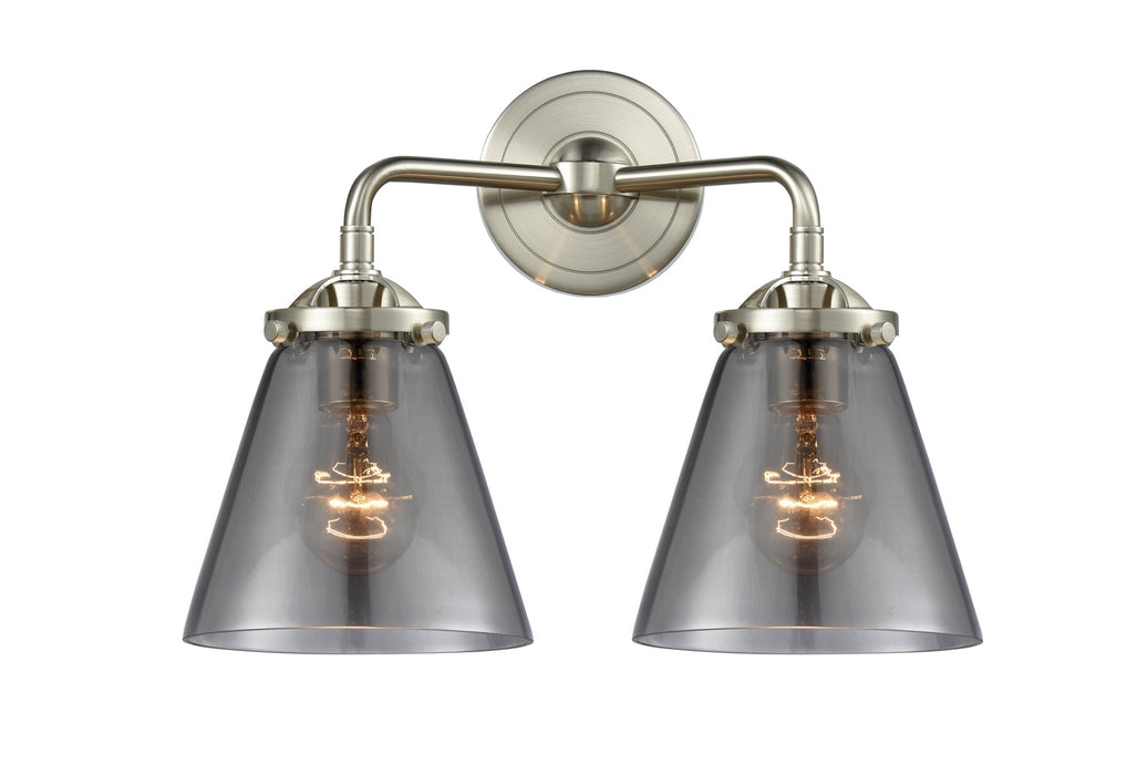 Innovations 284-2W-SN-G63 Two Light Bath Vanity, Brushed Satin Nickel