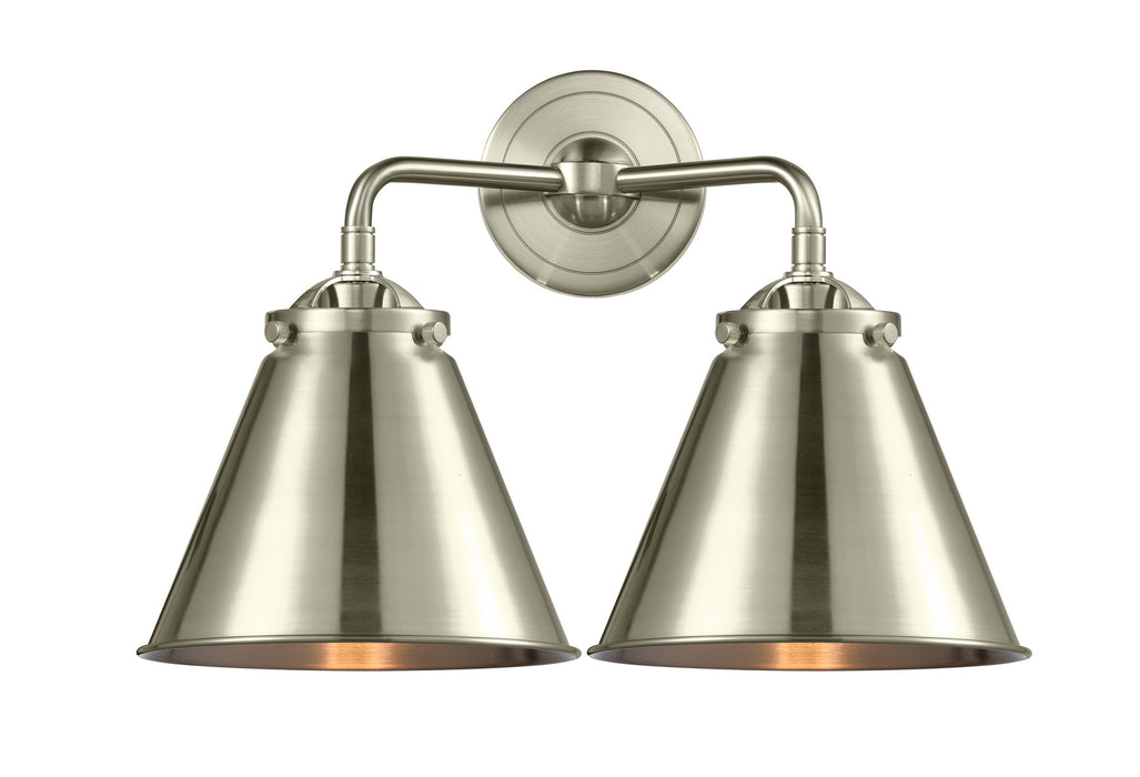 Innovations 284-2W-SN-M13-SN Two Light Bath Vanity, Brushed Satin Nickel