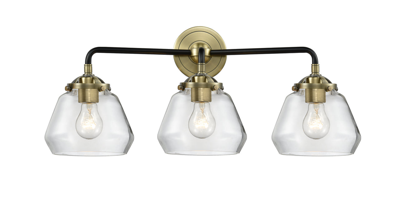 Innovations 284-3W-BAB-G172 Three Light Bath Vanity, Black Antique Brass