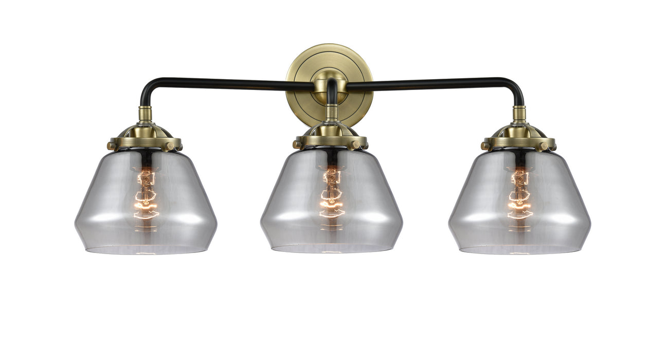 Innovations 284-3W-BAB-G173 Three Light Bath Vanity, Black Antique Brass