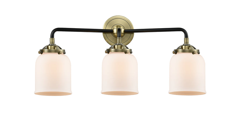 Innovations 284-3W-BAB-G51 Three Light Bath Vanity, Black Antique Brass