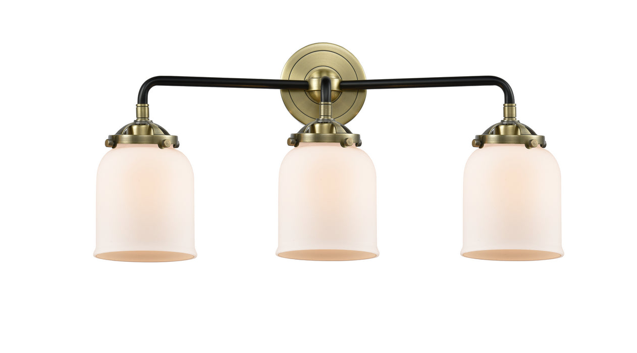 Innovations 284-3W-BAB-G51 Three Light Bath Vanity, Black Antique Brass