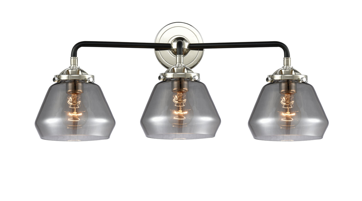 Innovations 284-3W-BPN-G173 Three Light Bath Vanity, Black Polished Nickel