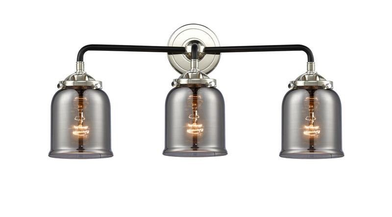 Innovations 284-3W-BPN-G53 Three Light Bath Vanity, Black Polished Nickel