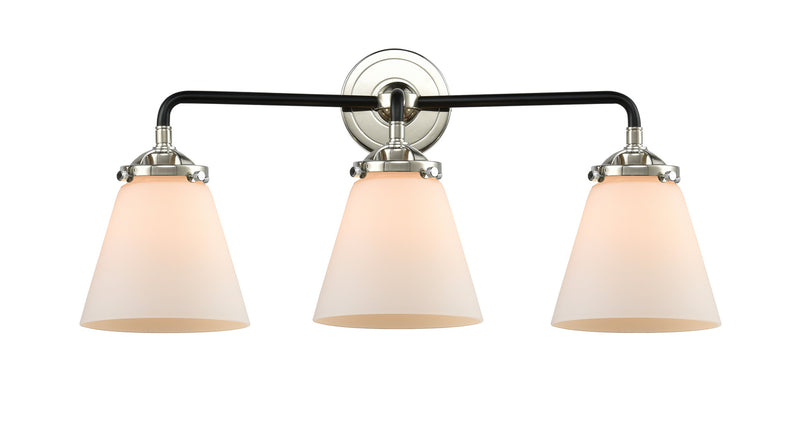 Innovations 284-3W-BPN-G61 Three Light Bath Vanity, Black Polished Nickel