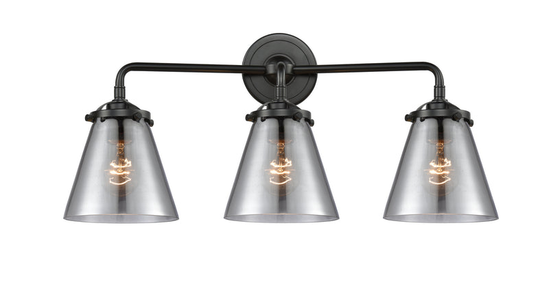 Innovations 284-3W-OB-G63 Three Light Bath Vanity, Oil Rubbed Bronze