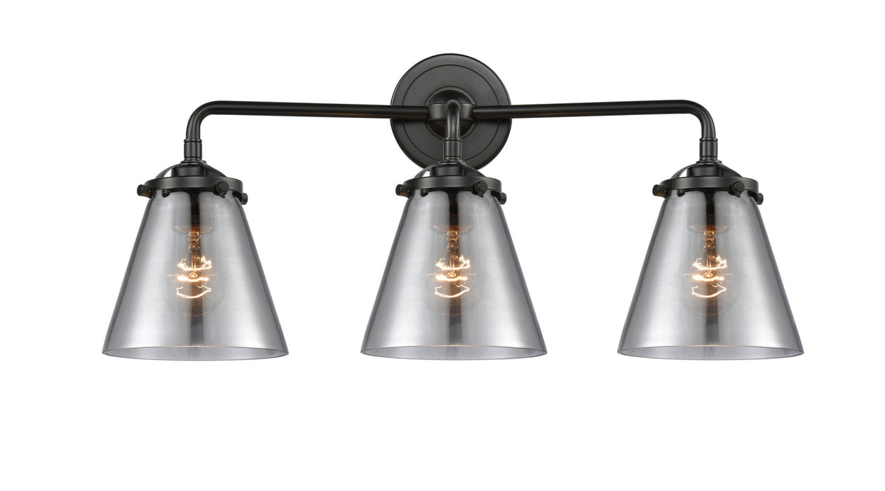 Innovations 284-3W-OB-G63 Three Light Bath Vanity, Oil Rubbed Bronze