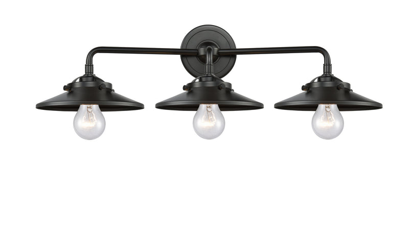 Innovations 284-3W-OB-M5-OB Three Light Bath Vanity, Oil Rubbed Bronze