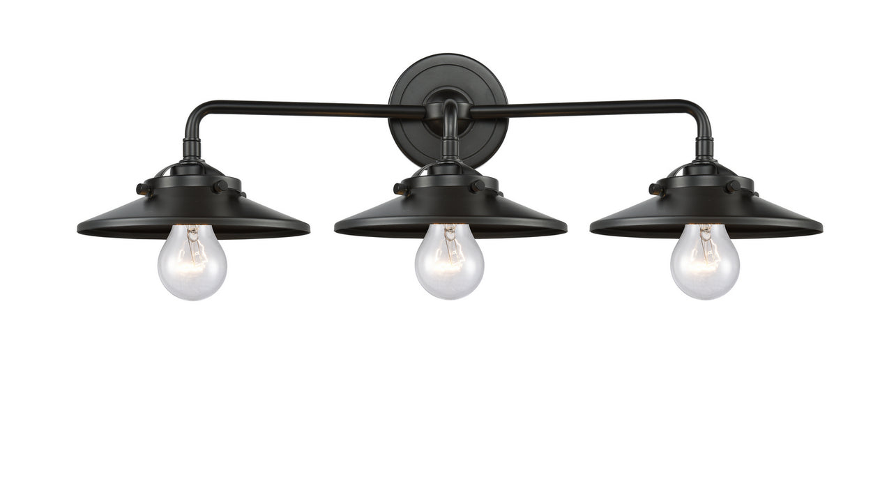 Innovations 284-3W-OB-M5-OB Three Light Bath Vanity, Oil Rubbed Bronze