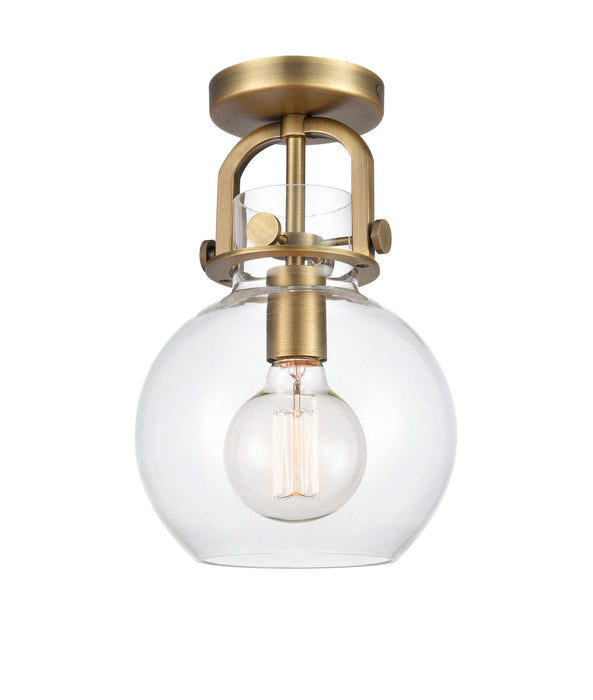 Innovations 410-1F-BB-8CL LED Flush Mount, Brushed Brass