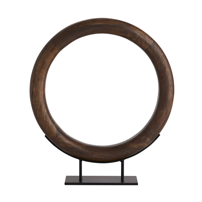 Arteriors 4786 Sculpture, Light Walnut